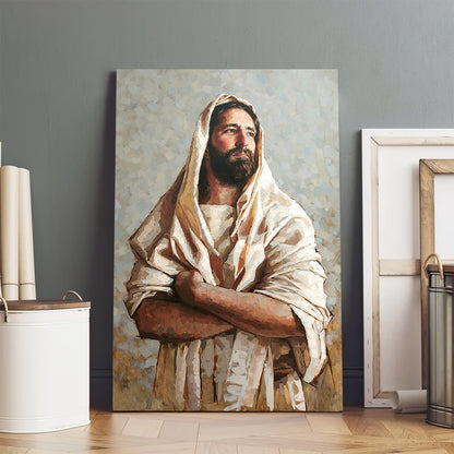 Our Hope Canvas Wall Art - Jesus Picture - Jesus Portrait Canvas