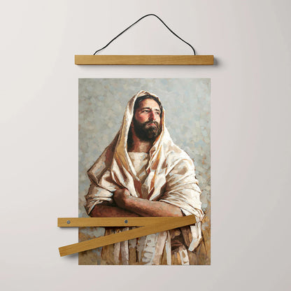 Our Hope Hanging Canvas Wall Art - Jesus Picture - Jesus Portrait Canvas - Religious Canvas