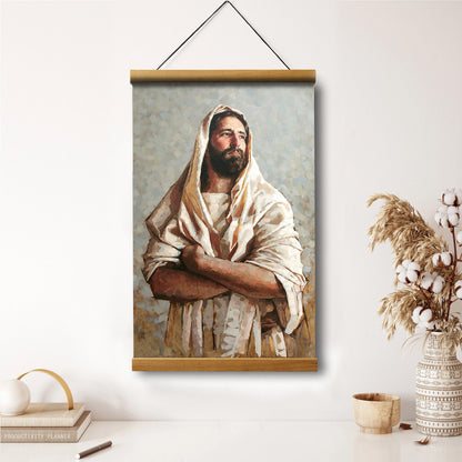 Our Hope Hanging Canvas Wall Art - Jesus Picture - Jesus Portrait Canvas - Religious Canvas
