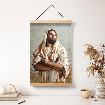 Our Hope Hanging Canvas Wall Art - Jesus Picture - Jesus Portrait Canvas - Religious Canvas