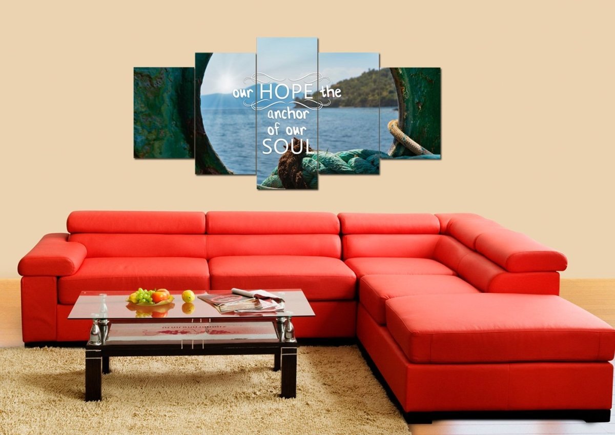 Our Hope The Anchor Of Our Soul Canvas Wall Art Print S - Christian Canvas Wall Art