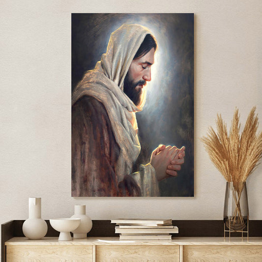 Our Light Canvas Wall Art - Jesus Picture - Jesus Portrait Canvas