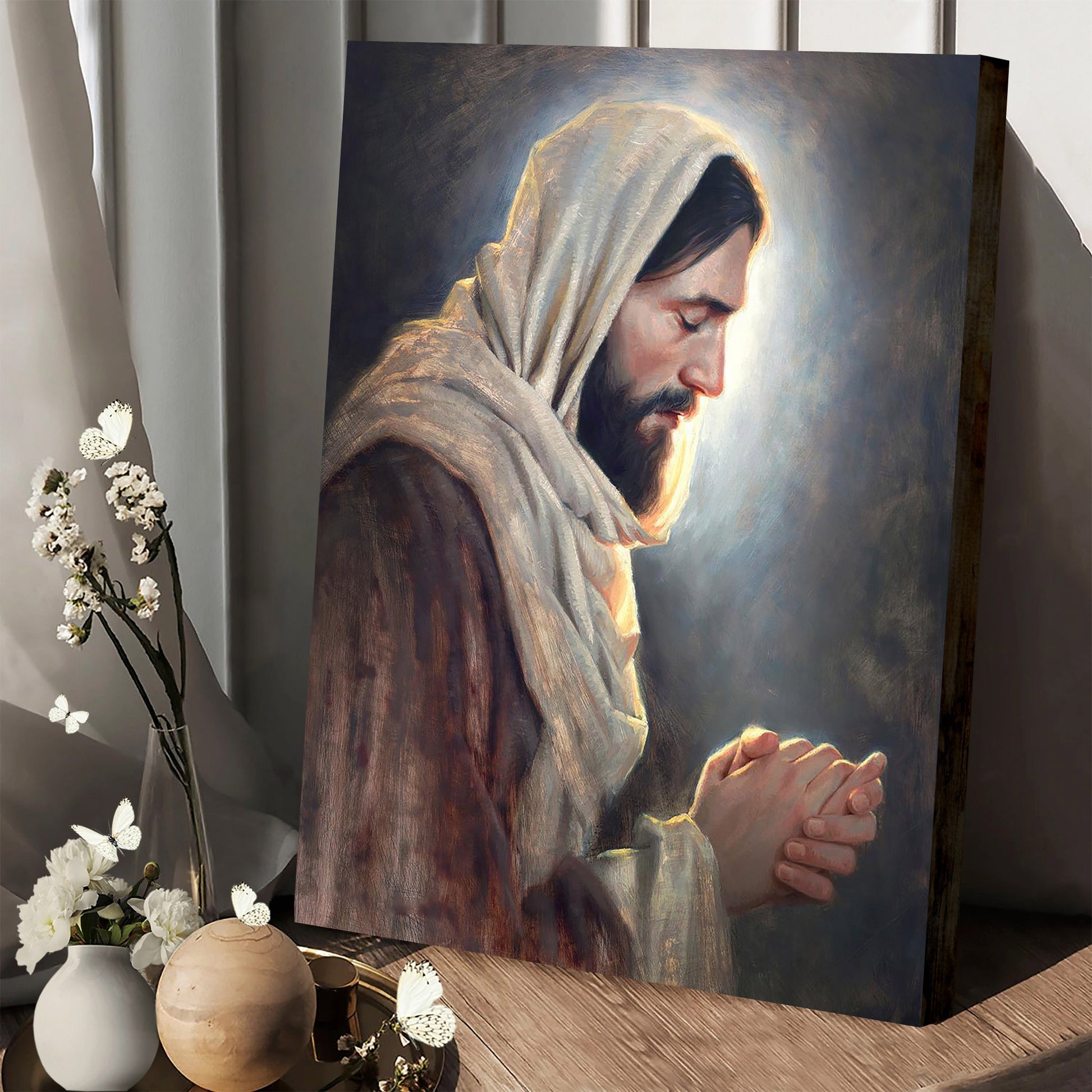 Our Light Canvas Wall Art - Jesus Picture - Jesus Portrait Canvas