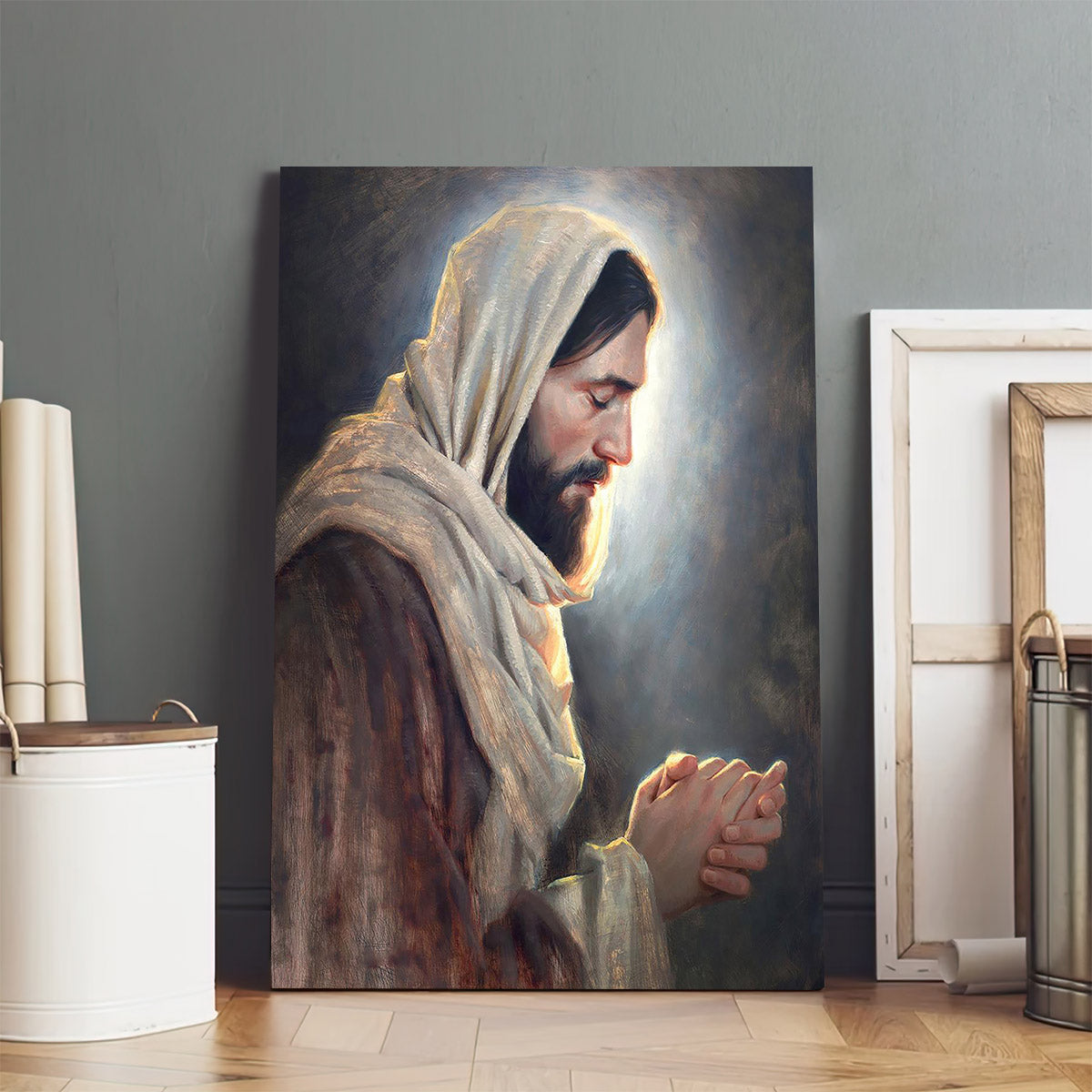 Our Light Canvas Wall Art - Jesus Picture - Jesus Portrait Canvas