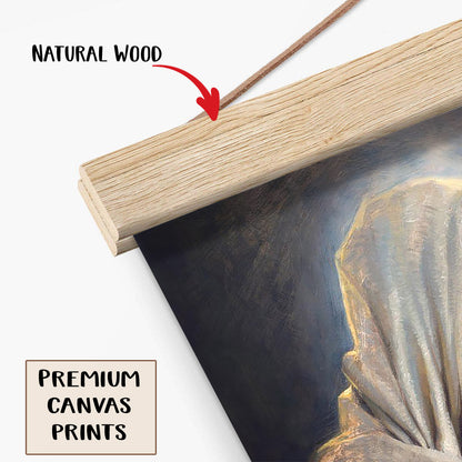 Our Light Hanging Canvas Wall Art - Jesus Picture - Jesus Portrait Canvas - Religious Canvas