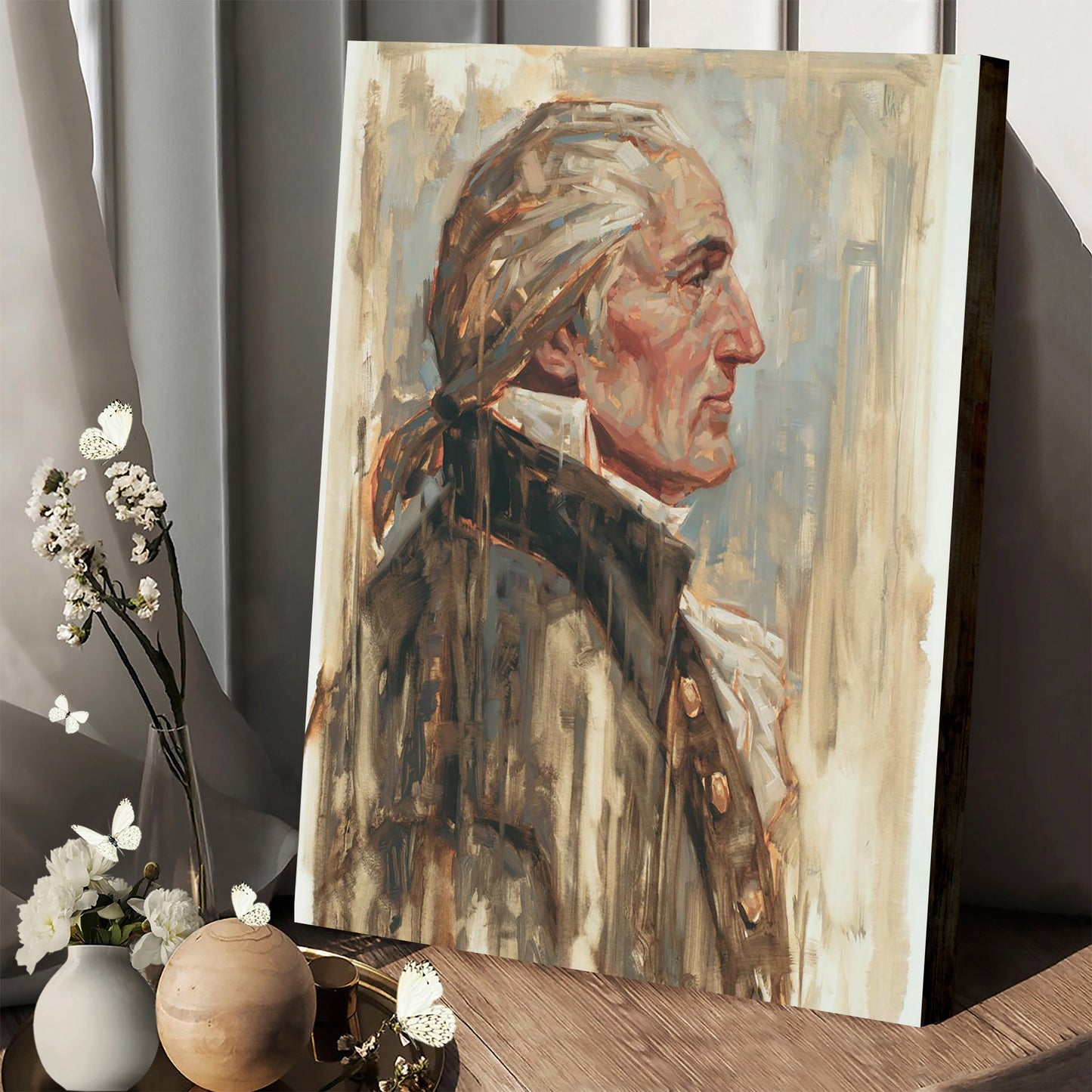 Our Nation's Father Canvas Wall Art