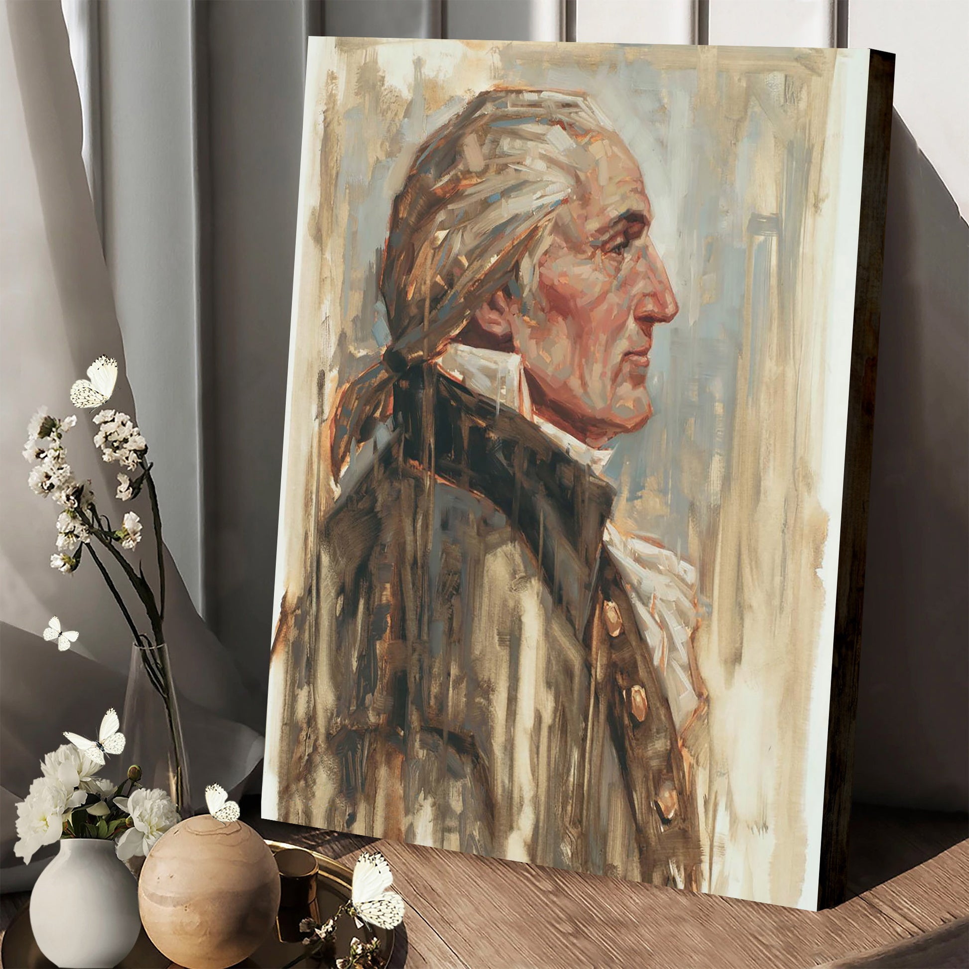 Our Nation's Father Canvas Wall Art