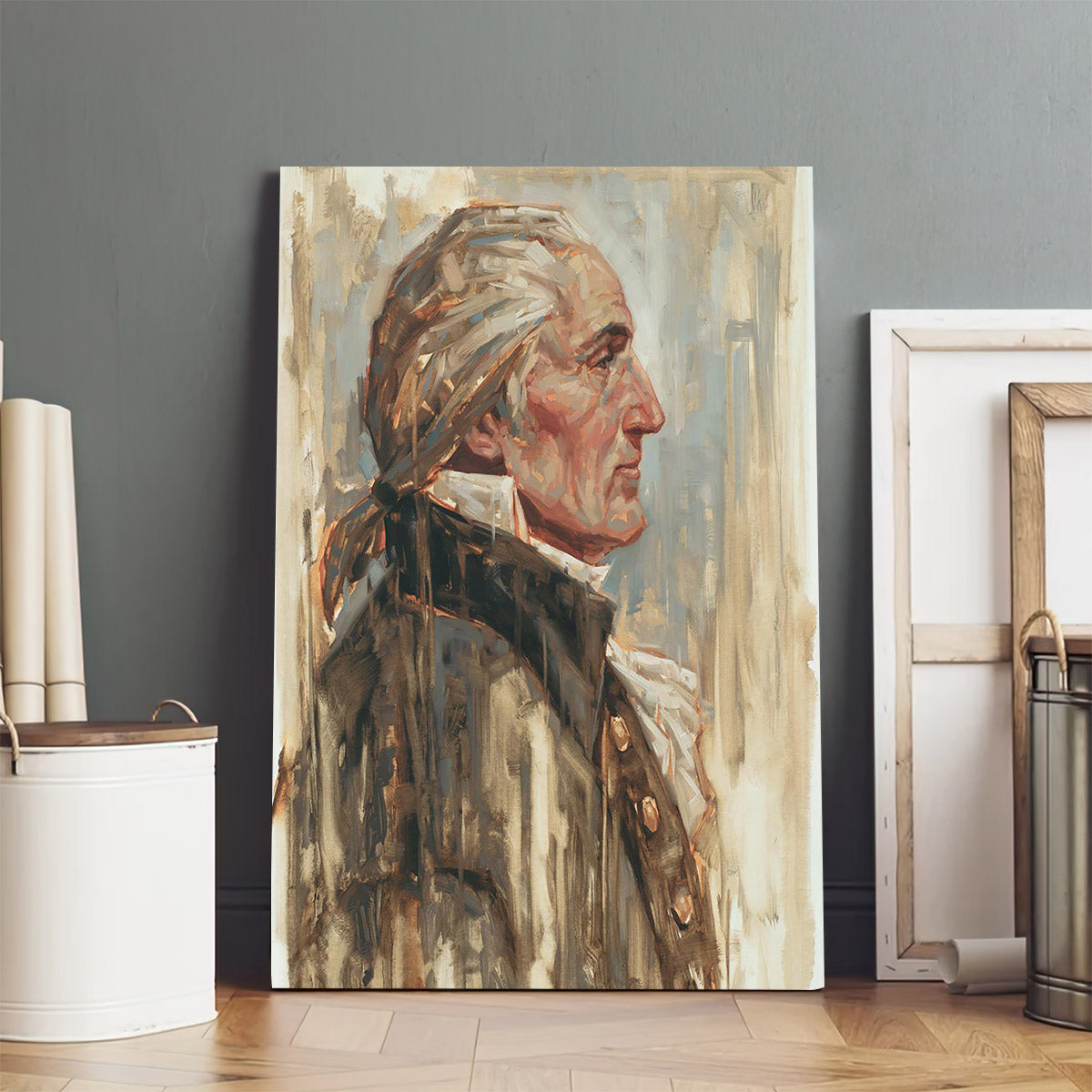 Our Nation's Father Canvas Wall Art