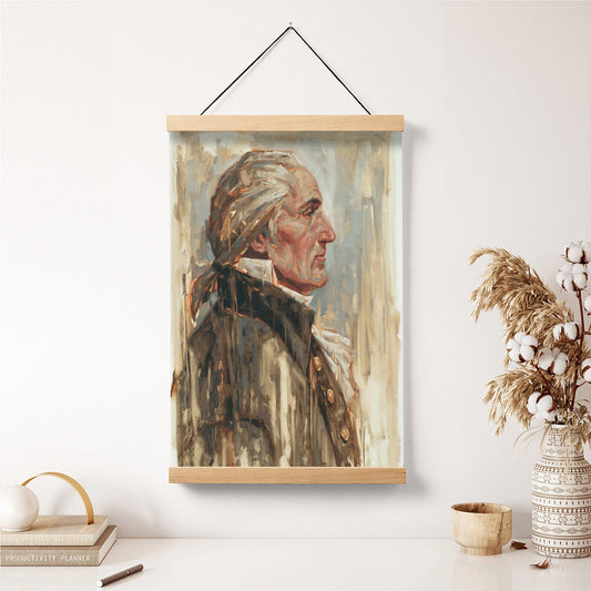 Our Nation's Father Hanging Canvas Wall Art - Religious Canvas