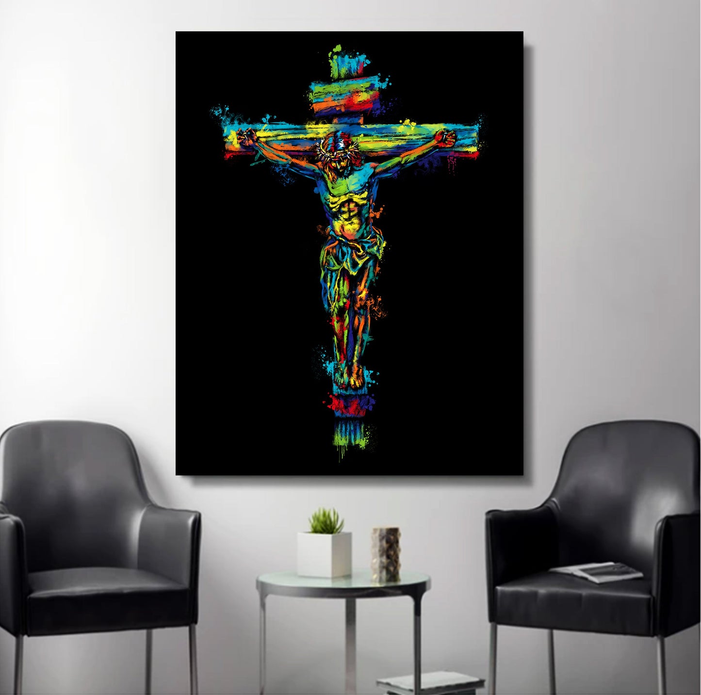 Our Savior Canvas - Religious Canvas Art - Christian Canvas Wall Art - Ciaocustom