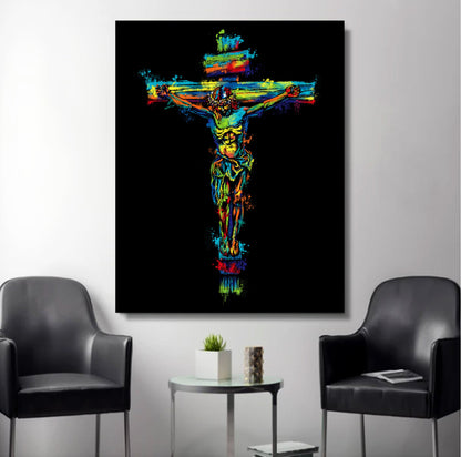 Our Savior Canvas - Religious Canvas Art - Christian Canvas Wall Art - Ciaocustom