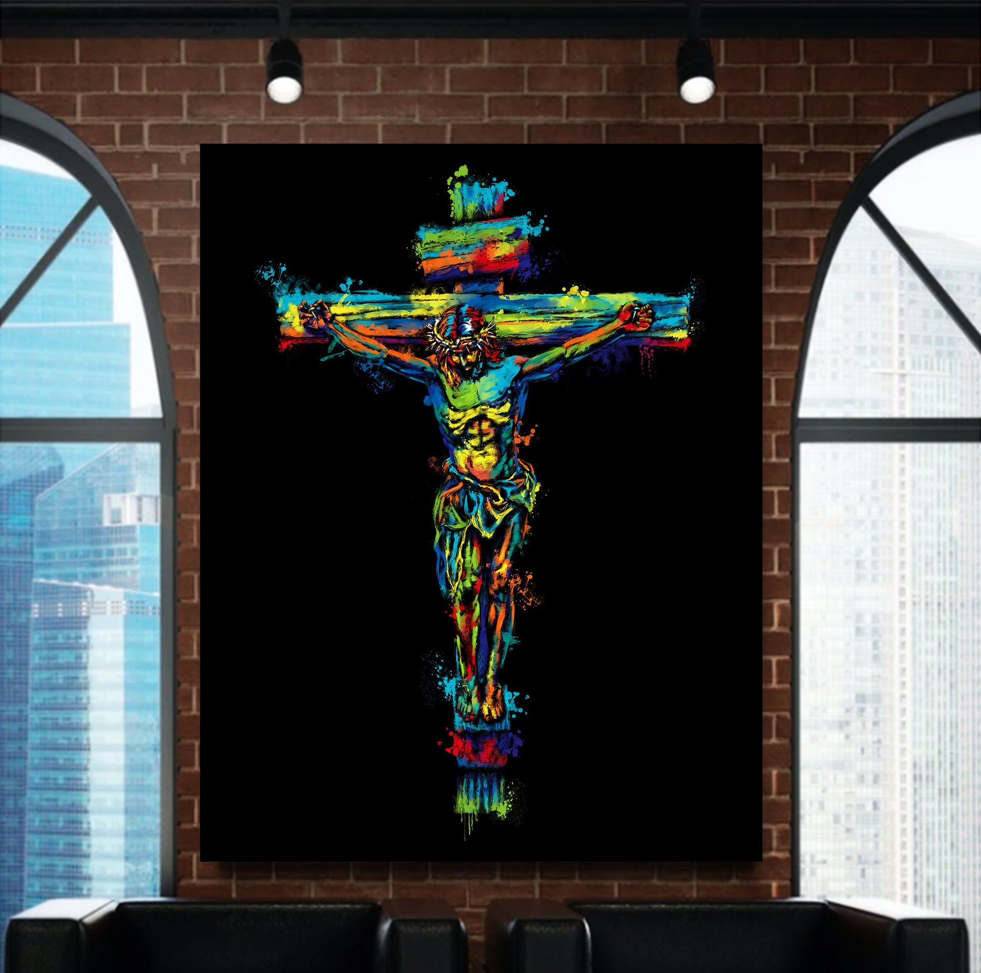 Our Savior Canvas - Religious Canvas Art - Christian Canvas Wall Art - Ciaocustom
