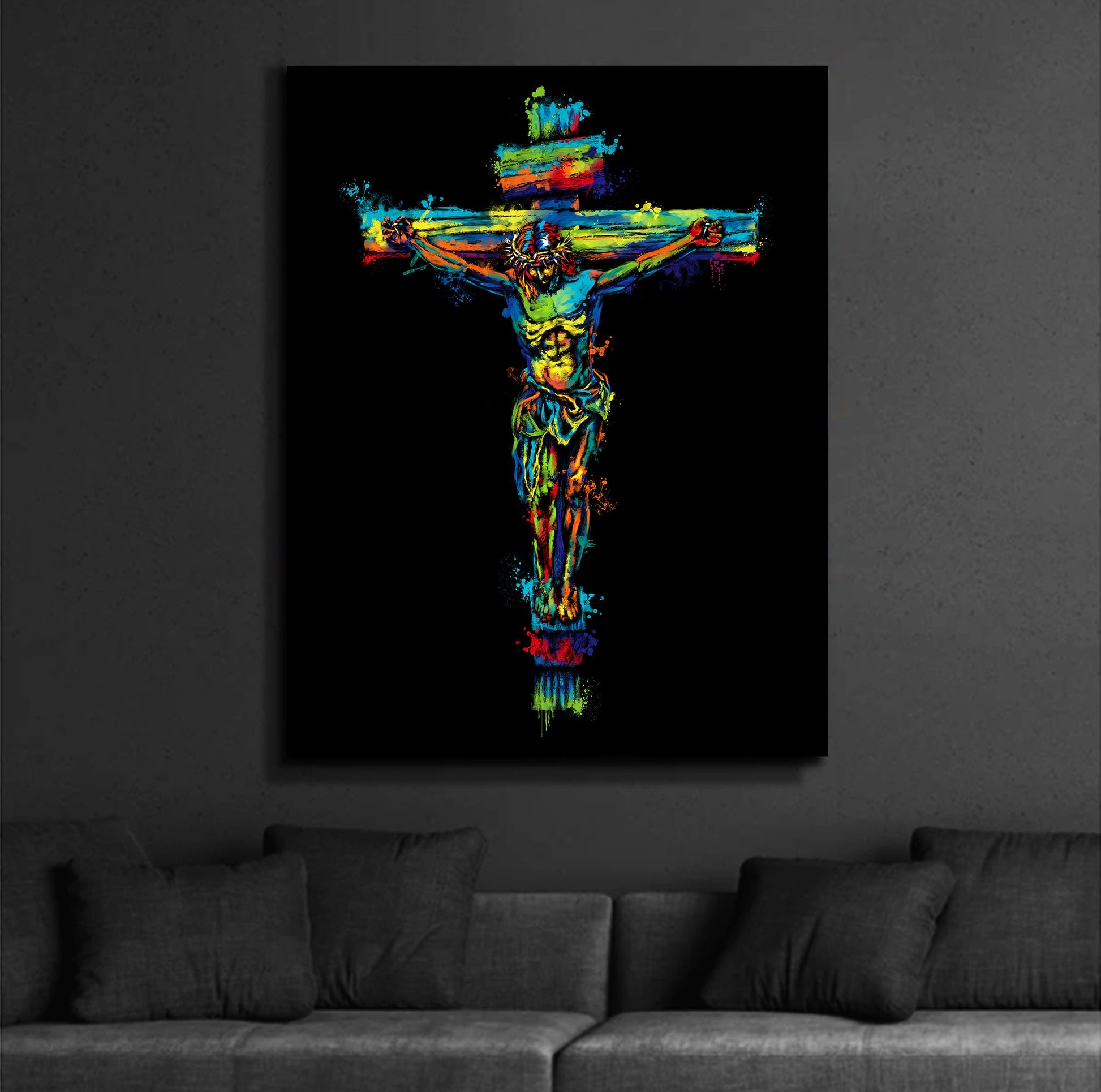 Our Savior Canvas - Religious Canvas Art - Christian Canvas Wall Art - Ciaocustom