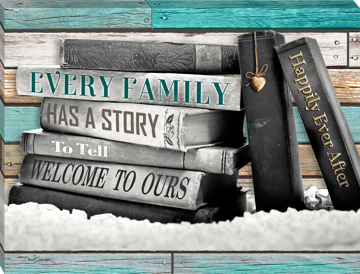 Our Story Canvas Wall Art - Christian Wall Decor - Religious Gift