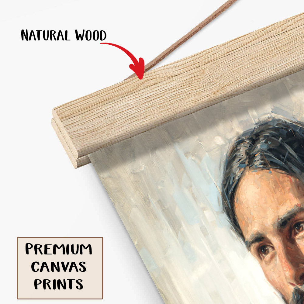 Our Triumph Hanging Canvas Wall Art - Jesus Picture - Jesus Portrait Canvas - Religious Canvas