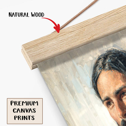 Our Triumph Hanging Canvas Wall Art - Jesus Picture - Jesus Portrait Canvas - Religious Canvas