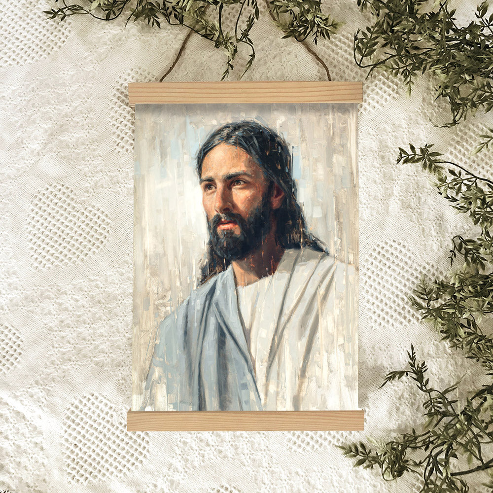 Our Triumph Hanging Canvas Wall Art - Jesus Picture - Jesus Portrait Canvas - Religious Canvas