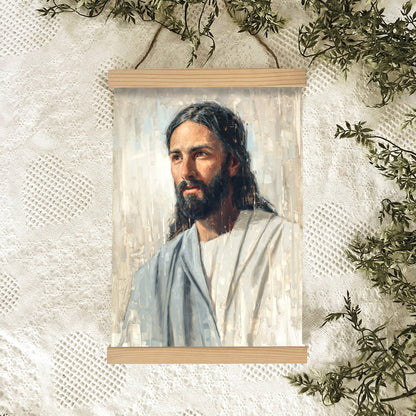 Our Triumph Hanging Canvas Wall Art - Jesus Picture - Jesus Portrait Canvas - Religious Canvas