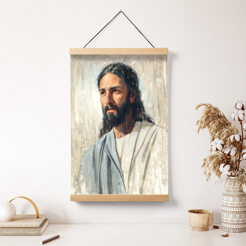 Our Triumph Hanging Canvas Wall Art - Jesus Picture - Jesus Portrait Canvas - Religious Canvas