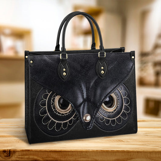 Owl Leather Style 2 Leather Bag - Gift For Owl Lovers - Women's Pu Leather Bag
