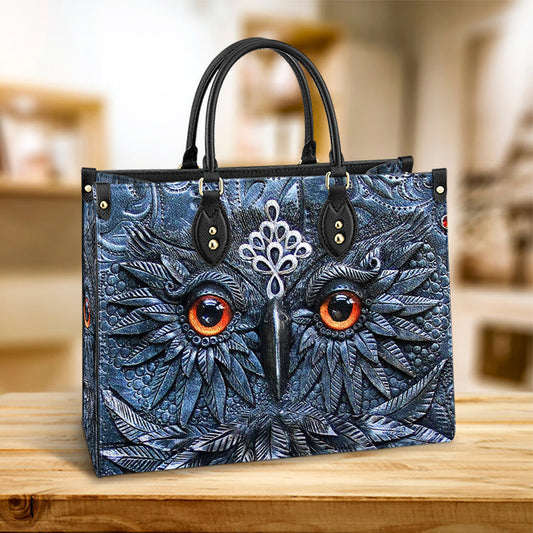 Owl Leather Style 3 Leather Bag - Gift For Owl Lovers - Women's Pu Leather Bag