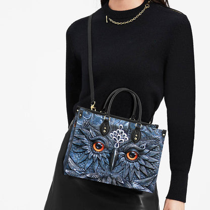 Owl Leather Style 3 Leather Bag - Gift For Owl Lovers - Women's Pu Leather Bag