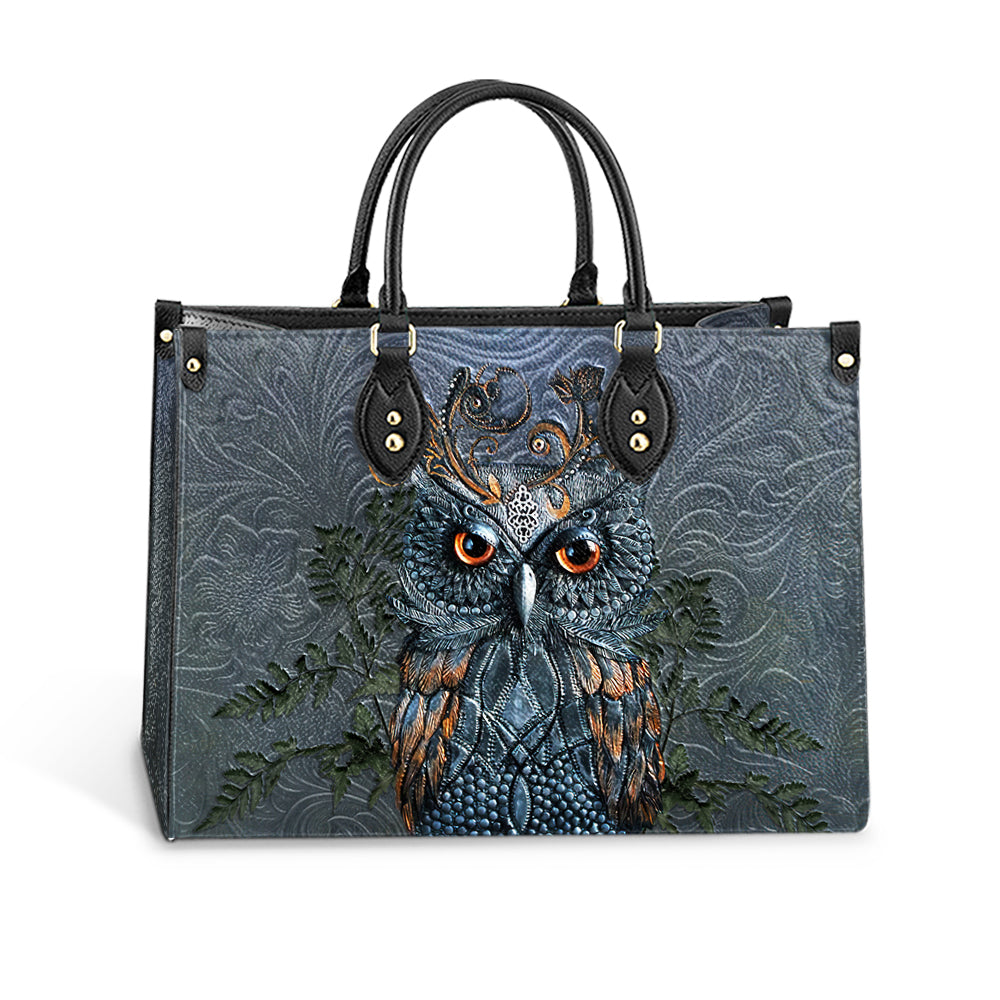 Owl Leather Style Pu Leather Bag - Gift For Owl Lovers - Women's Pu Leather Bag