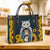 Owl Sunflower Leather Bag - Gift For Owl Lovers - Women's Pu Leather Bag