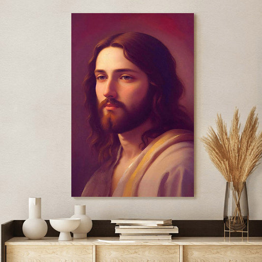 Painting In Oil Painting Style Of Redeemer Constant - Canvas Pictures - Jesus Canvas Art - Christian Wall Art