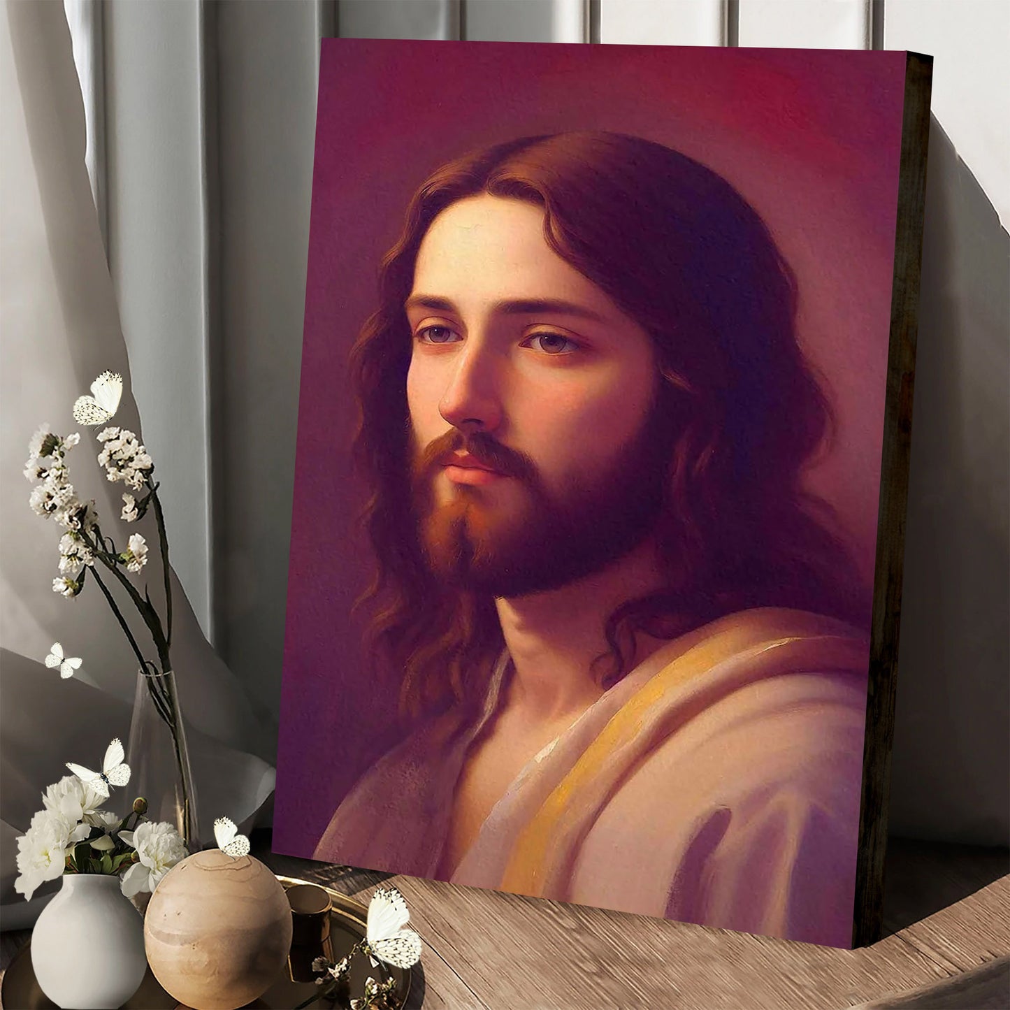 Painting In Oil Painting Style Of Redeemer Constant - Canvas Pictures - Jesus Canvas Art - Christian Wall Art