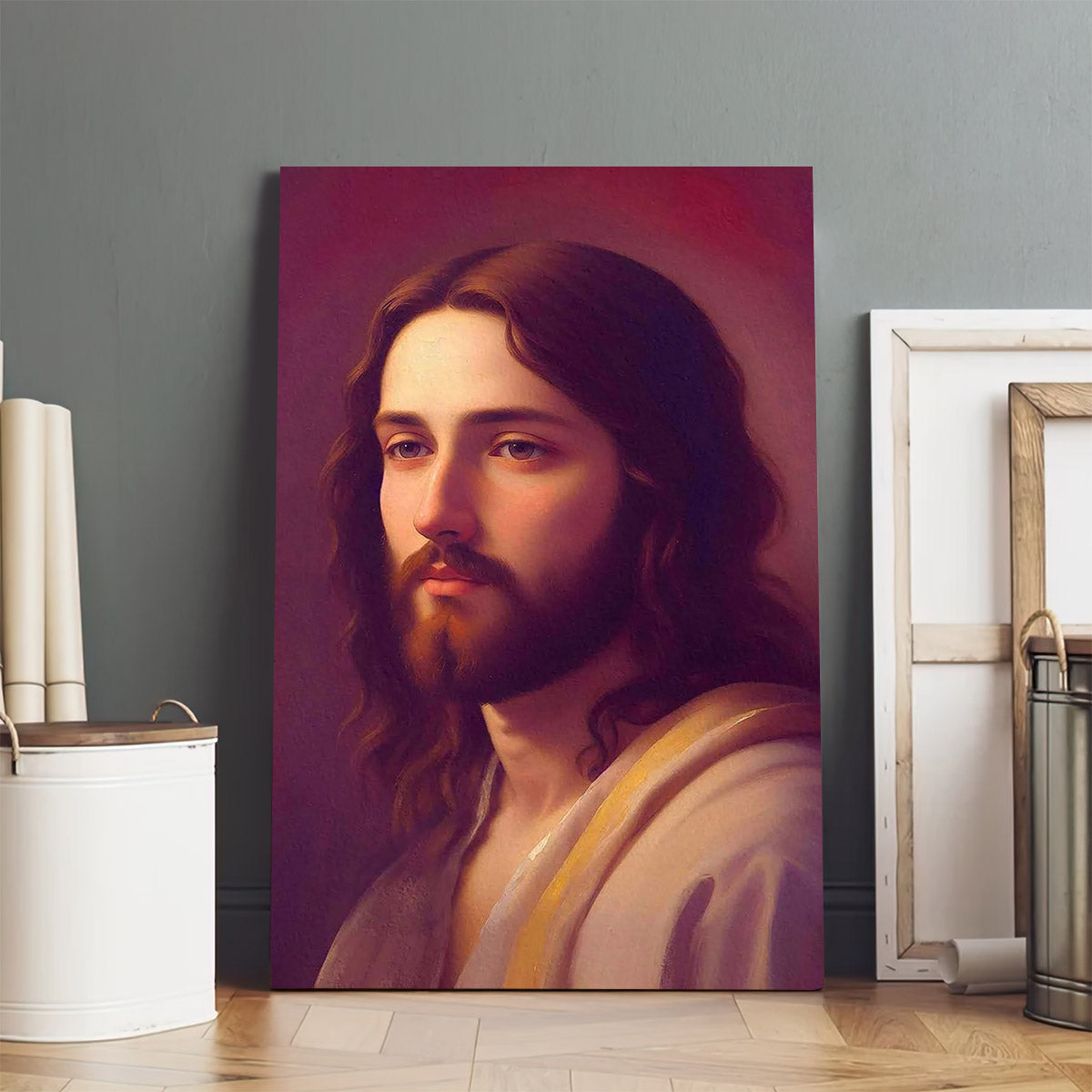 Painting In Oil Painting Style Of Redeemer Constant - Canvas Pictures - Jesus Canvas Art - Christian Wall Art