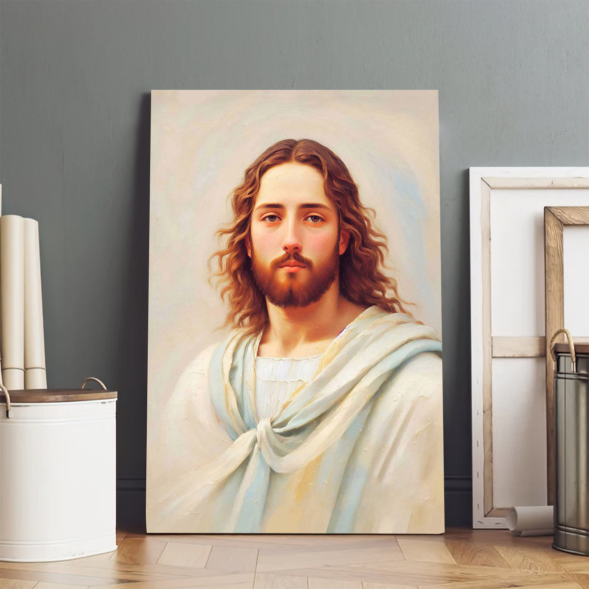 Painting In The Style Of Impasto Oil Painting Jesus - Canvas Pictures - Jesus Canvas Art - Christian Wall Art