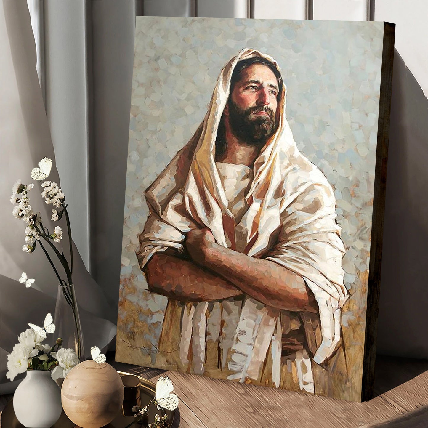 Painting Of Jesus Canvas Prints - Jesus Christ Art - Christian Canvas Wall Decor