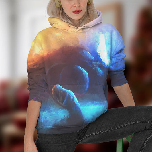 Painting Of The Day - He Is Risen Christian Jesus 3d Full Print Hoodie - 3d Shirts Gifts