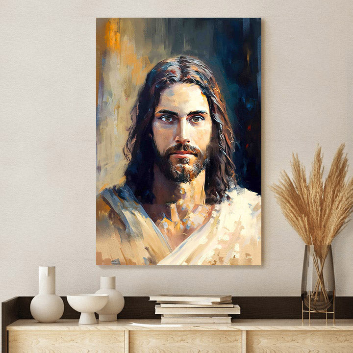 Painting of Jesus Christ 7 Unique Unseen Anywhere in - Jesus Canvas Art - Christian Wall Canvas