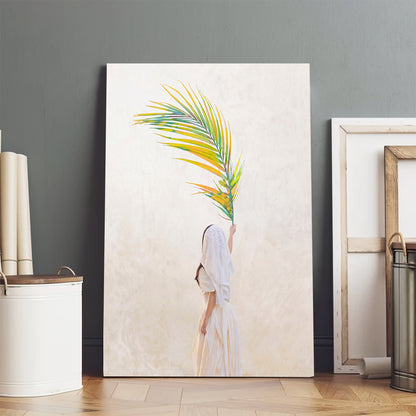 Palm Sunday Canvas Wall Art - Christan Wall Decor