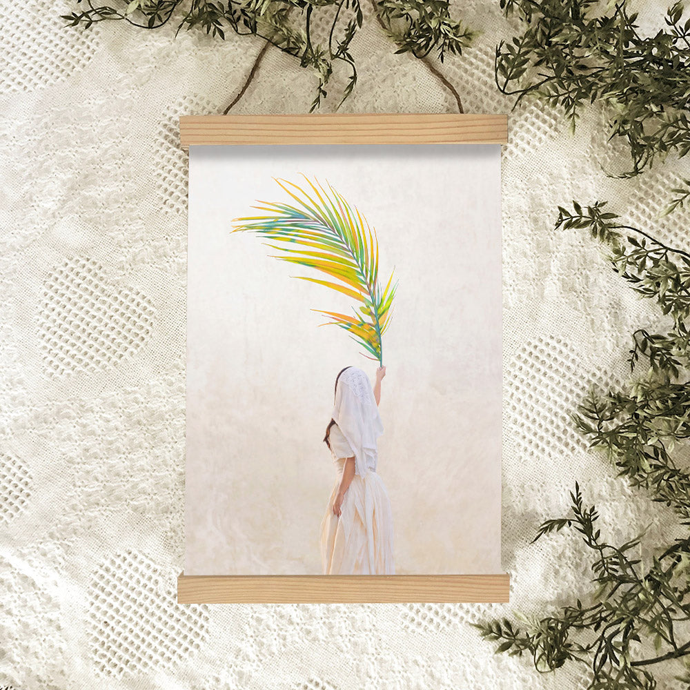 Palm Sunday Hanging Canvas Wall Art - Christan Wall Decor - Religious Canvas