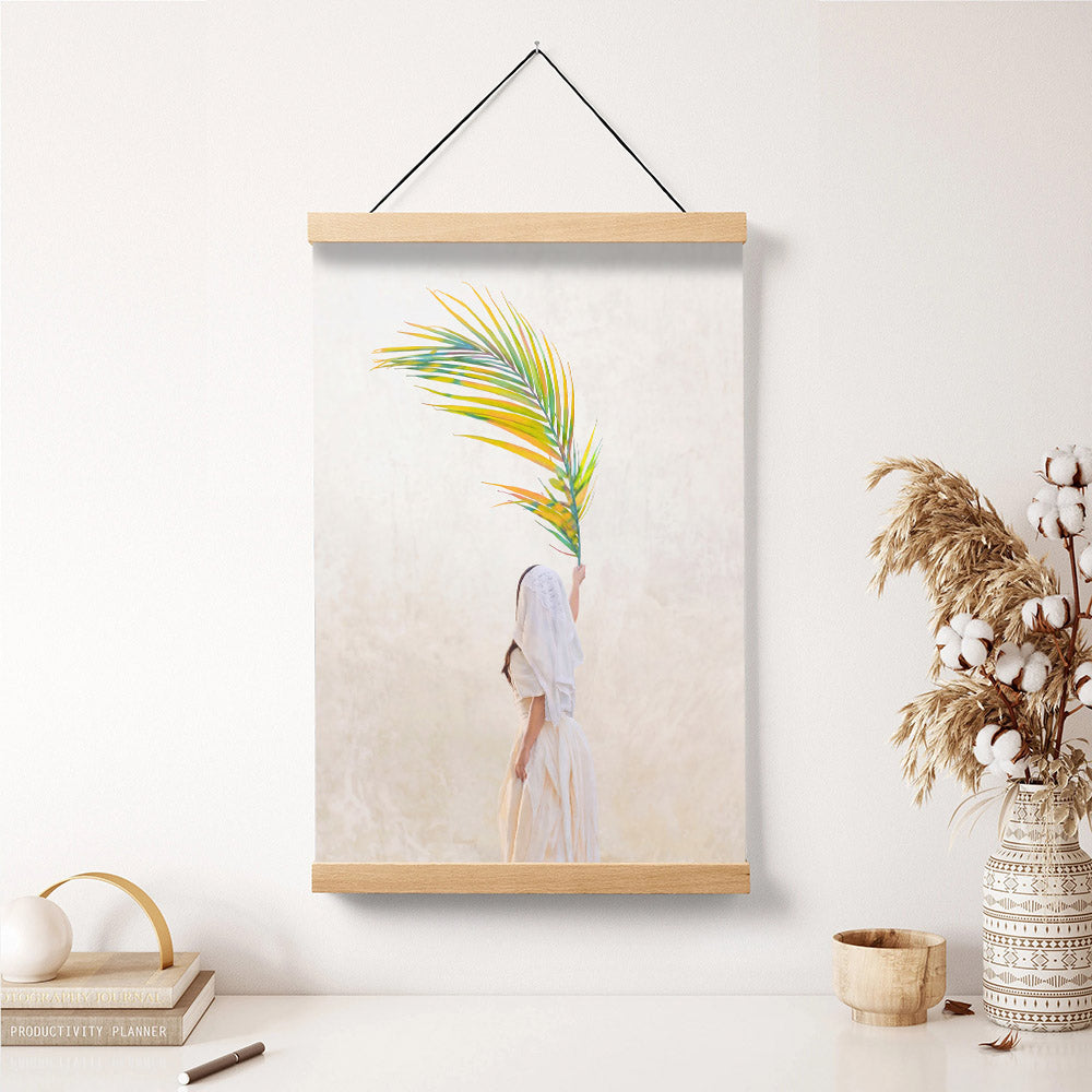 Palm Sunday Hanging Canvas Wall Art - Christan Wall Decor - Religious Canvas