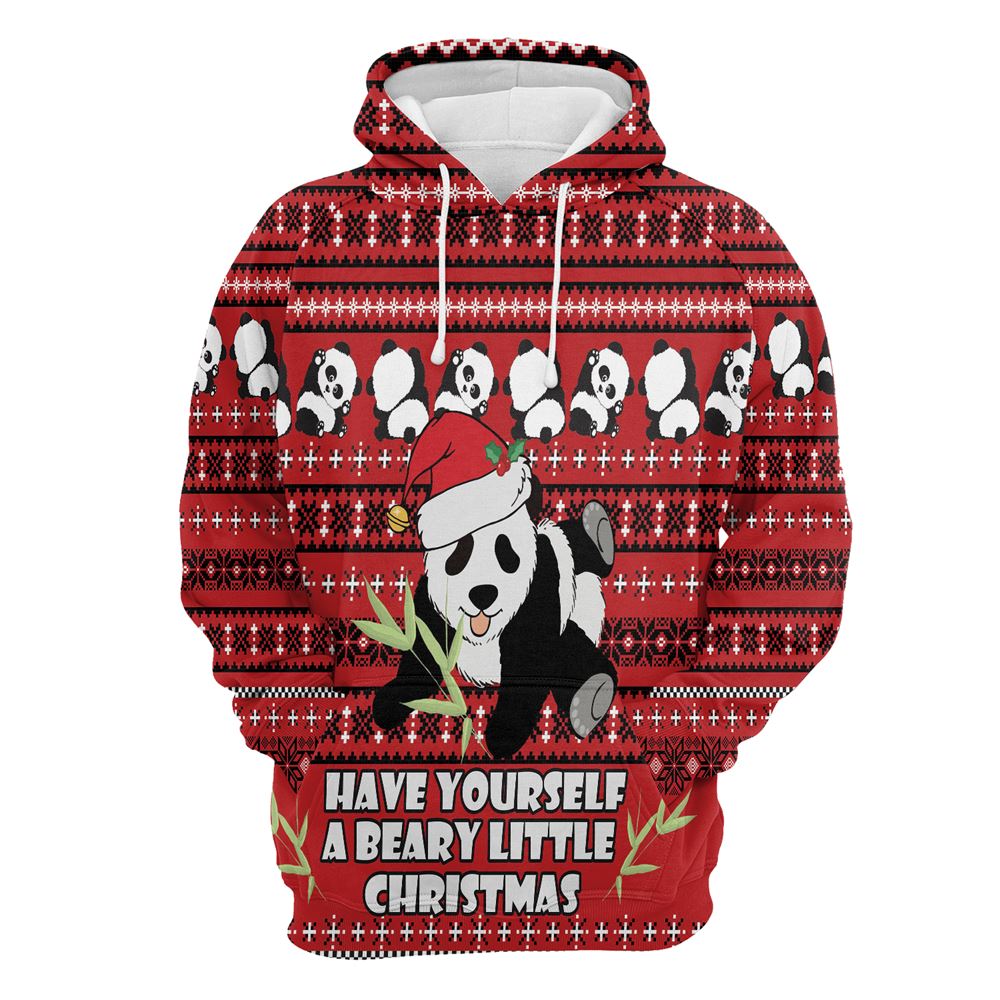 Panda Christmas All Over Print 3D Hoodie For Men And Women, Best Gift For Dog lovers, Best Outfit Christmas