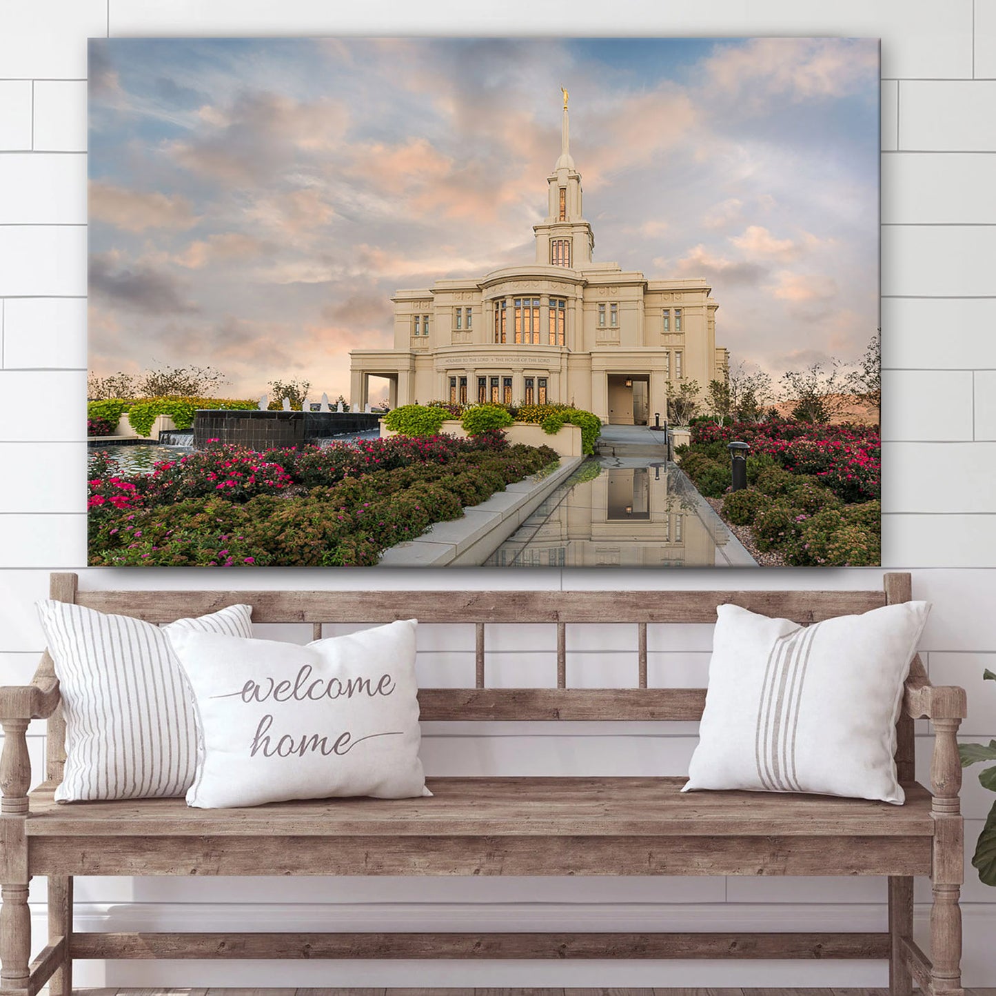 Payson Temple Covenant Path Series Canvas Wall Art - Jesus Christ Picture - Canvas Christian Wall Art