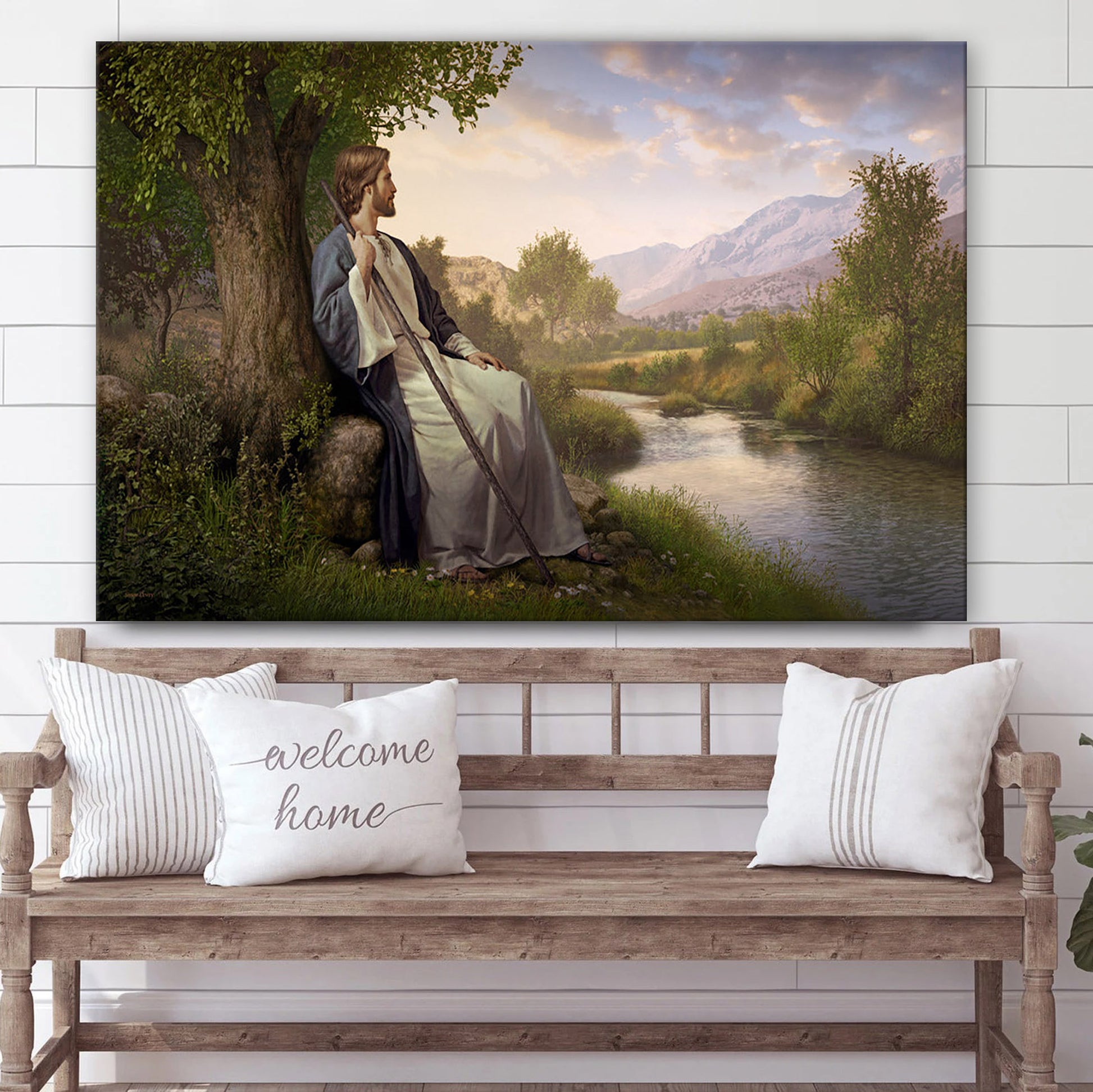 Peace I Leave With You Canvas Picture - Jesus Canvas Wall Art - Christian Wall Art