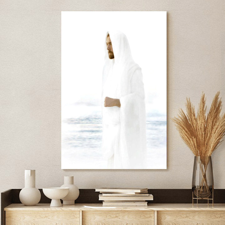 Peace In Christ Canvas Wall Art - Jesus Picture - Jesus Portrait Canvas