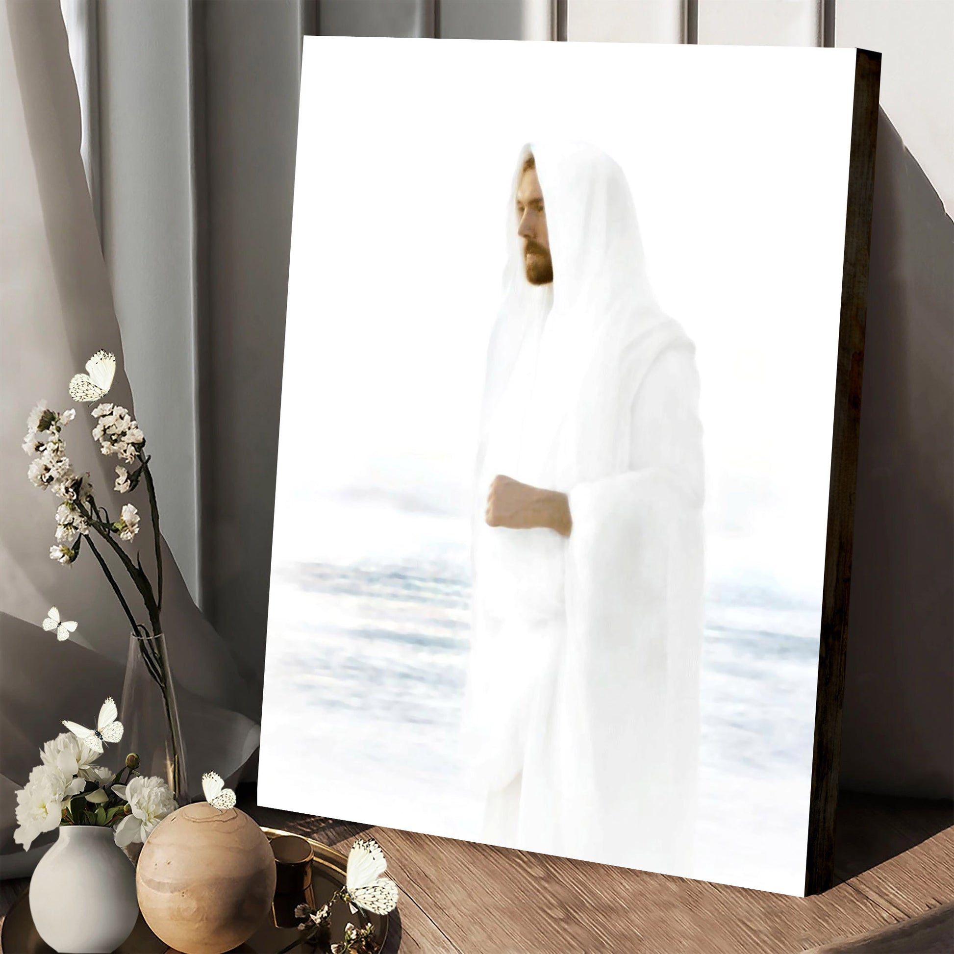 Peace In Christ Canvas Wall Art - Jesus Picture - Jesus Portrait Canvas