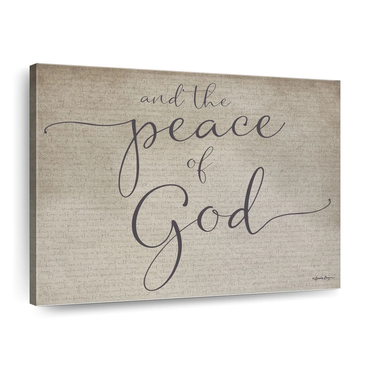 Peace Of God Canvas Wall Art - Christian Canvas Wall Art - Religious Wall Art Canvas