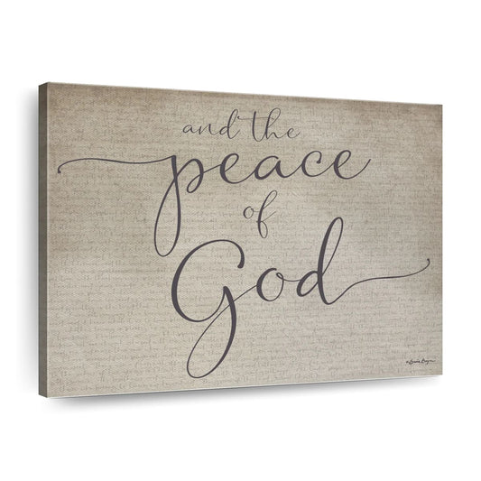 Peace Of God Canvas Wall Art - Christian Canvas Wall Art - Religious Wall Art Canvas