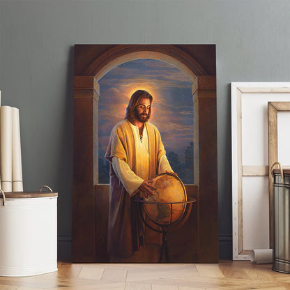 Peace On Earth  Canvas Wall Art - Jesus Canvas Pictures - Christian Wall Art