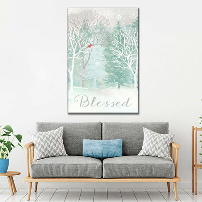 Peace On Earth Silver II Wall Art Canvas - Canvas Religious Wall Art - Christian Wall Decor Living Room