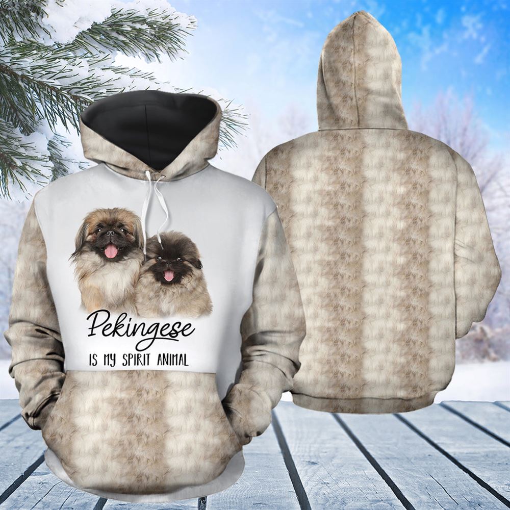 Pekingese My Spirit Animal All Over Print 3D Hoodie For Men And Women, Best Gift For Dog lovers, Best Outfit Christmas