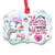 Penguin Home Is Where Mom Is Metal Ornament - Christmas Ornament - Christmas Gift