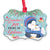 Penguins A Grandmas Love Knows No Distance Metal Ornament - Christmas Ornament - Christmas Gift
